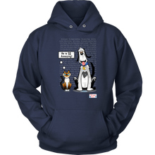 Load image into Gallery viewer, An Unlikely Pair- Mens and Womens cozy Hoodie
