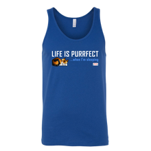 Load image into Gallery viewer, Life is Purrfect - Mens and Womens Tank
