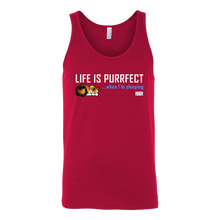 Load image into Gallery viewer, Life is Purrfect - Mens and Womens Tank
