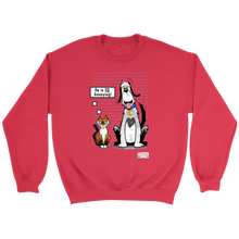 Load image into Gallery viewer, An Unlikely Pair - Mens and Womens big cozy Sweatshirt!
