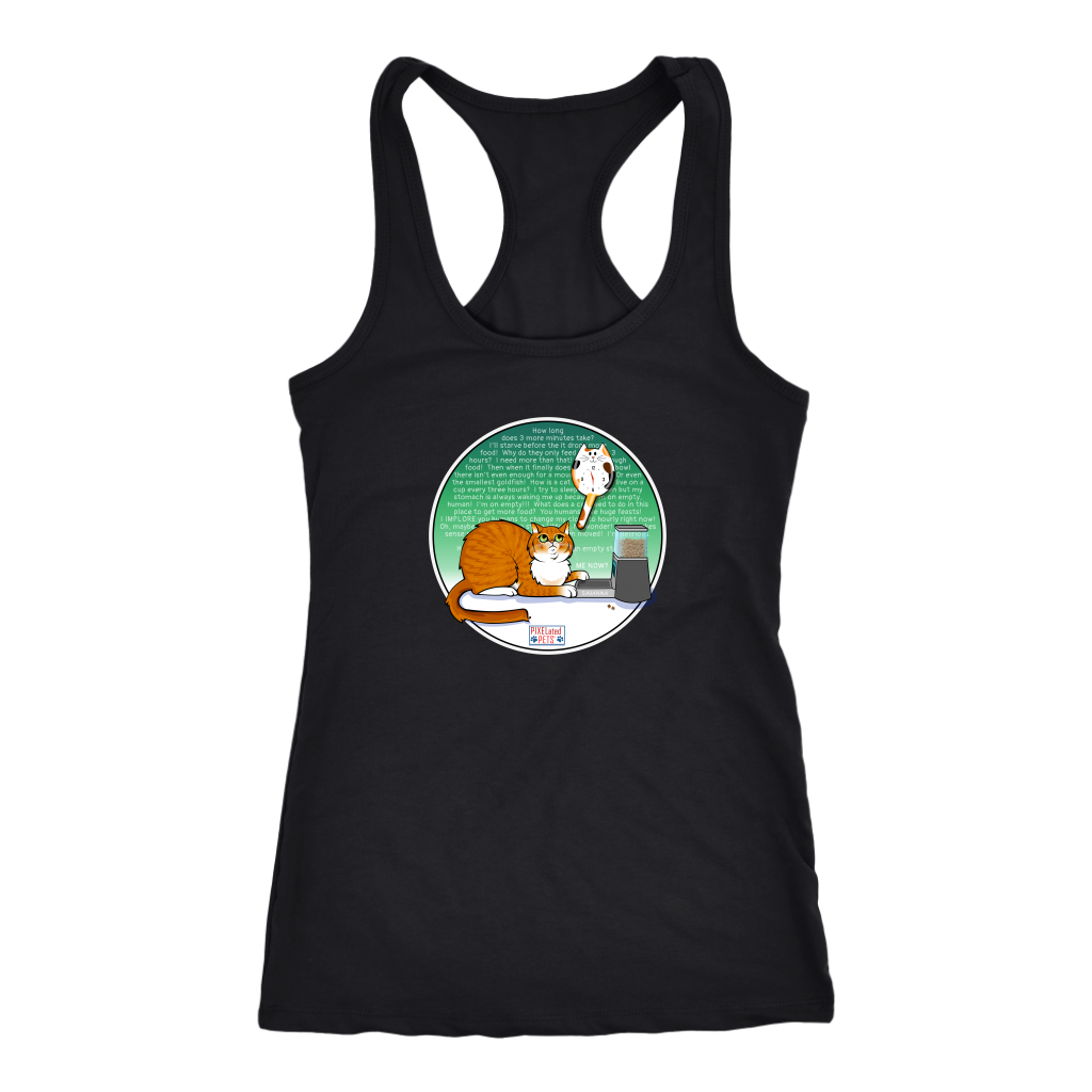 I'm STARVING here! - Women's Racerback Tank