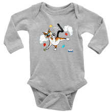 Load image into Gallery viewer, BLAH! - Here comes trouble!- Long Sleeved Onesie
